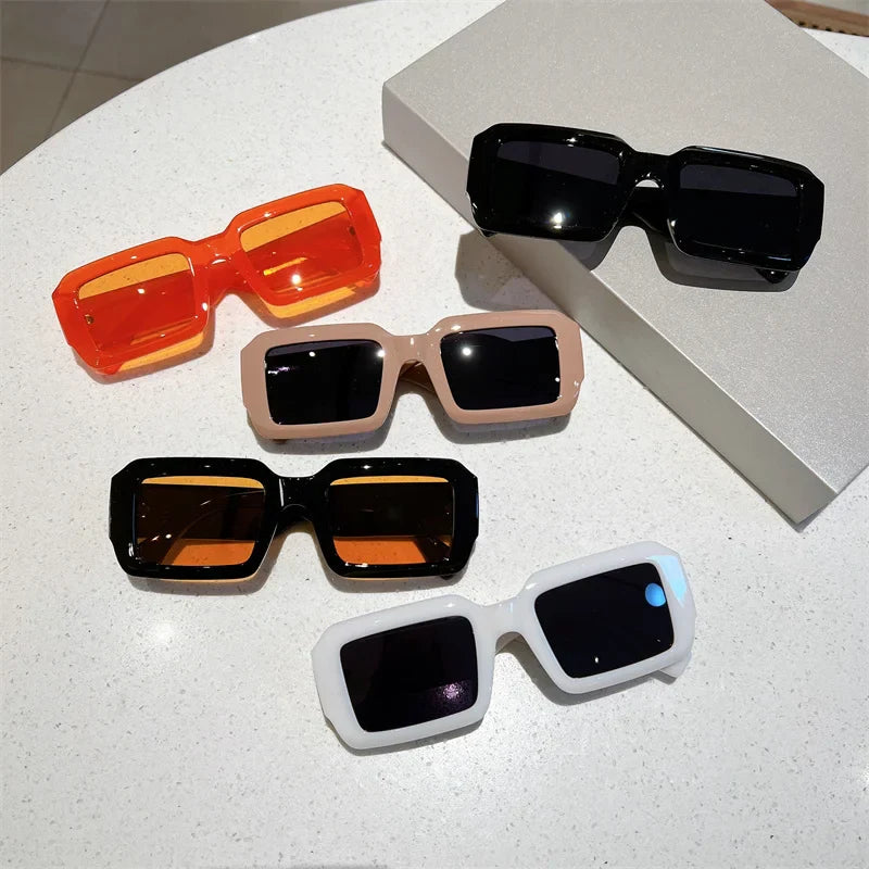 Sonnenbrille Damen – UV Schutz – Rechteckig – Ideal für Reisen & Alltag