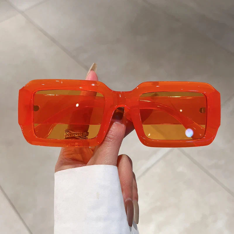Sonnenbrille Damen – UV Schutz – Rechteckig – Ideal für Reisen & Alltag