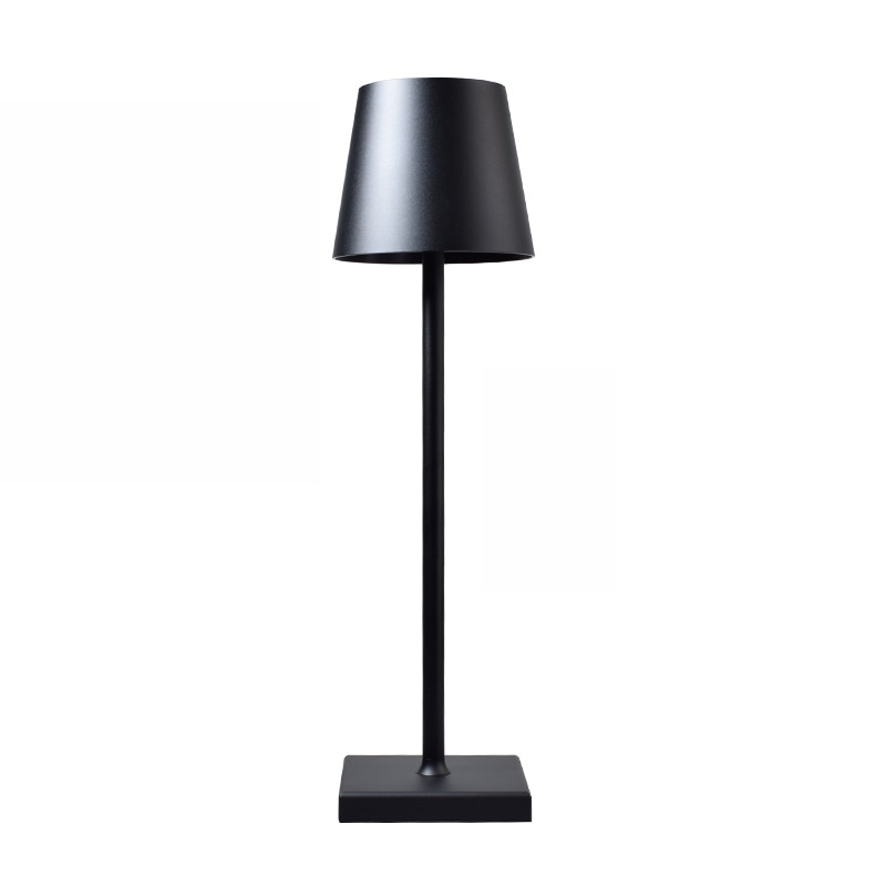LED Tischlampe kabellos – Aluminium dimmbar mit Touch & Akku bis 28h