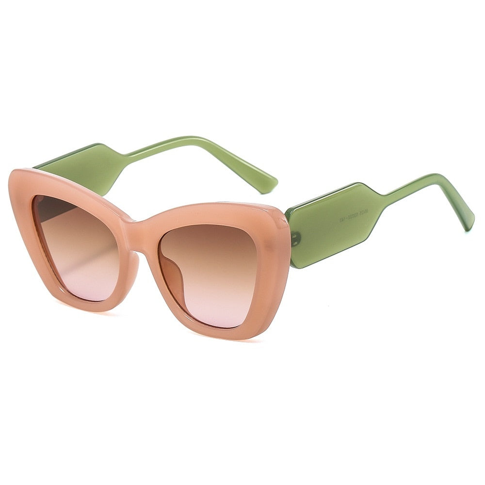 Damen Sonnenbrille Cat Eye UV-Schutz Alltag