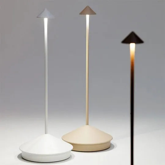 Tischlampe dimmbar kabellos – Modernes Design mit Aluminium für Innen & Außen