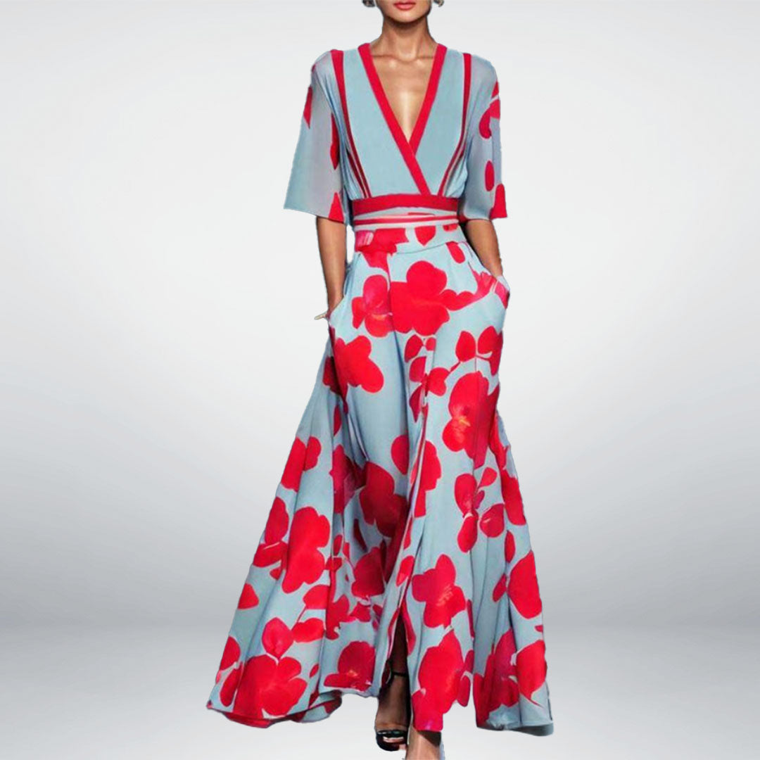 Kleid Blumenprint – Luftiges Design – ideal für Sommer oder Übergangszeit