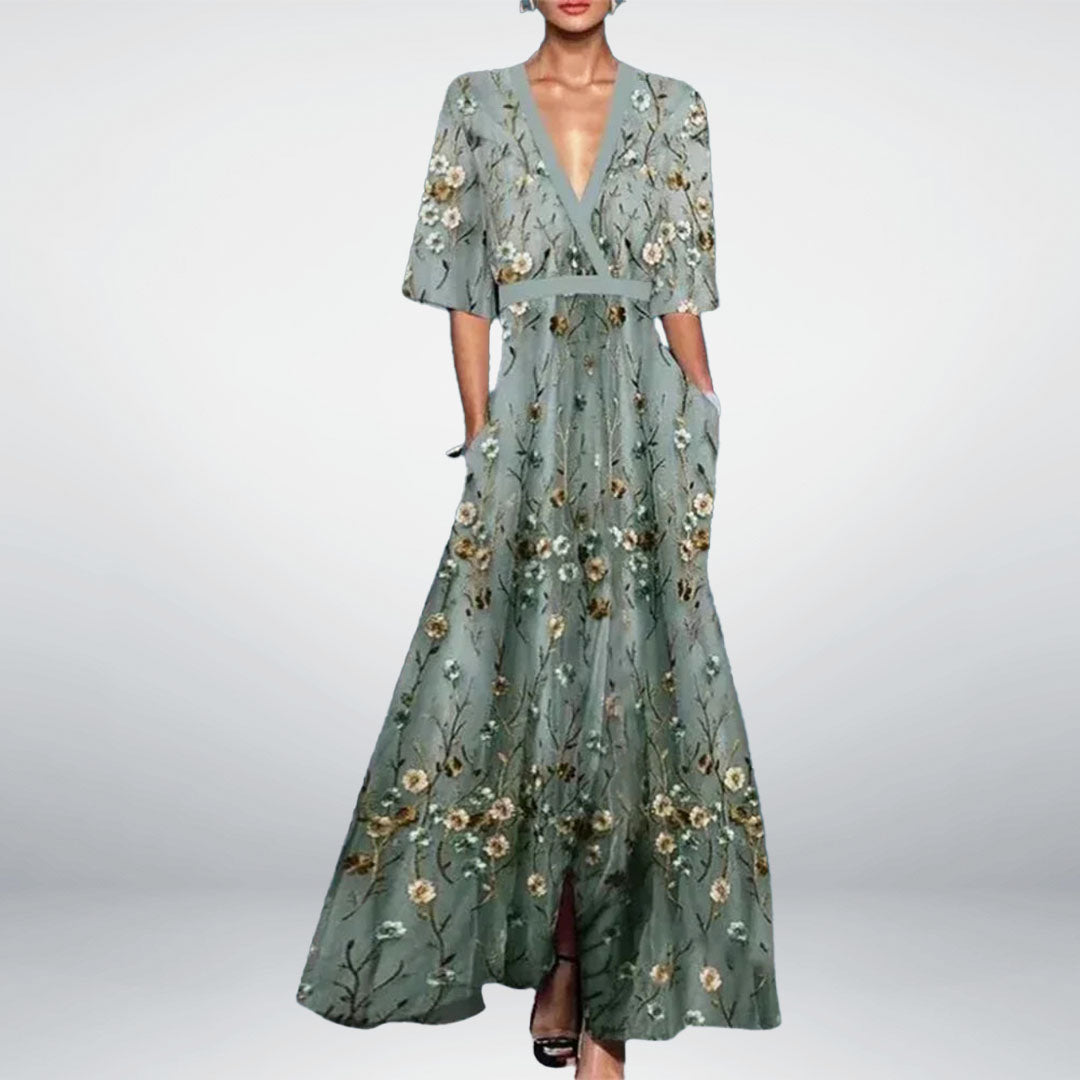 Kleid Blumenprint – Luftiges Design – ideal für Sommer oder Übergangszeit
