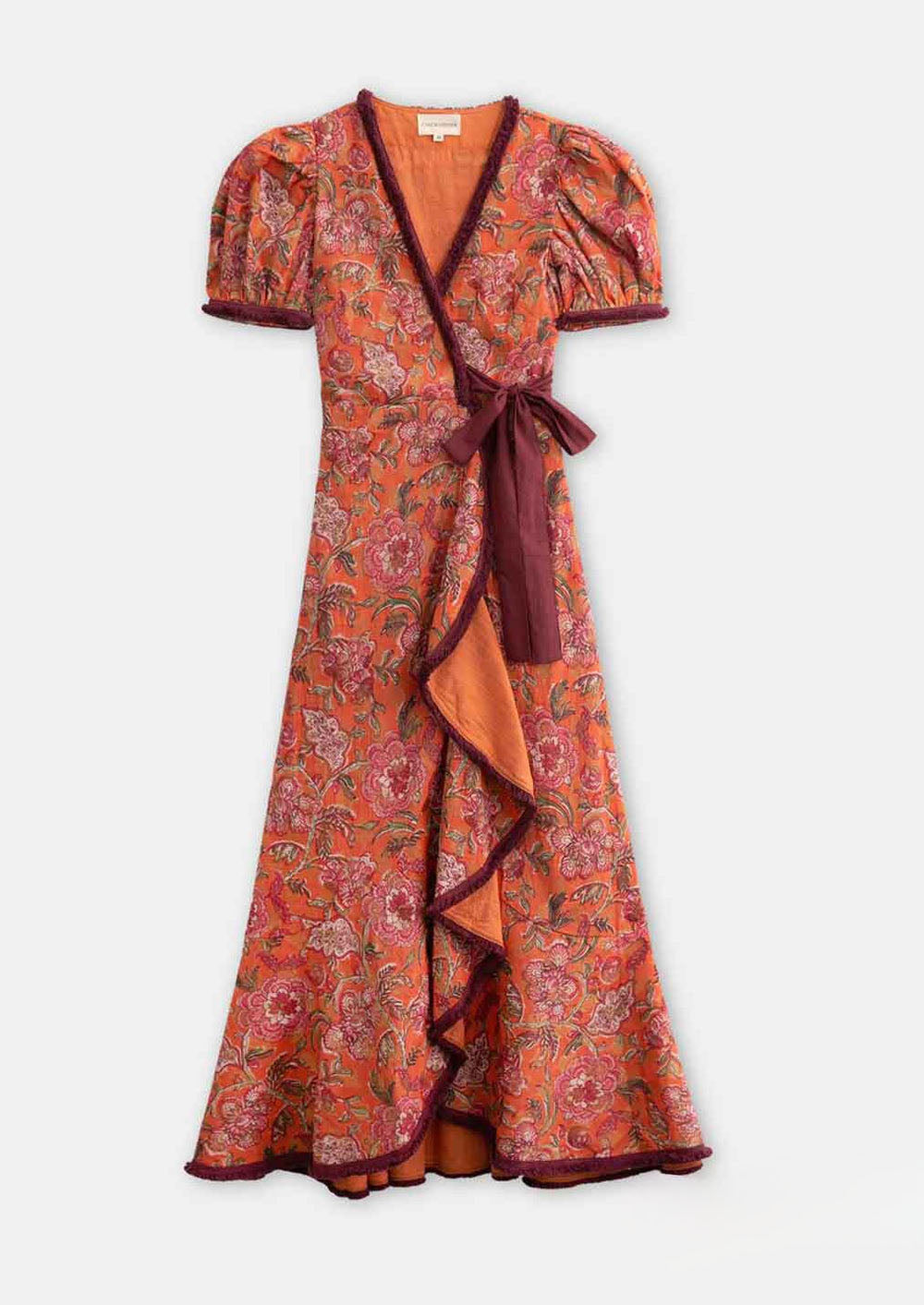 Midikleid mit Asymmetrischem Saum – Puffärmel & Tailliert – Elegant für Alltag & Events
