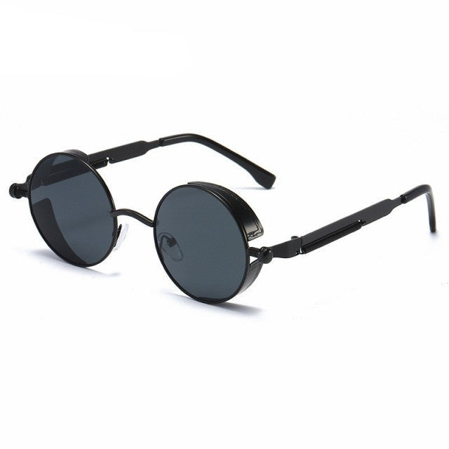 Steampunk Sonnenbrille Unisex – Metallrahmen für Festival & Retro
