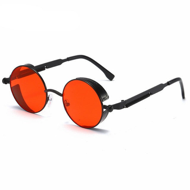 Steampunk Sonnenbrille Unisex – Metallrahmen für Festival & Retro