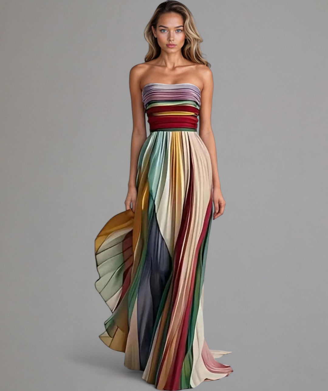 Sommerkleid – Maxikleid Ärmellos – Leicht & Fließend