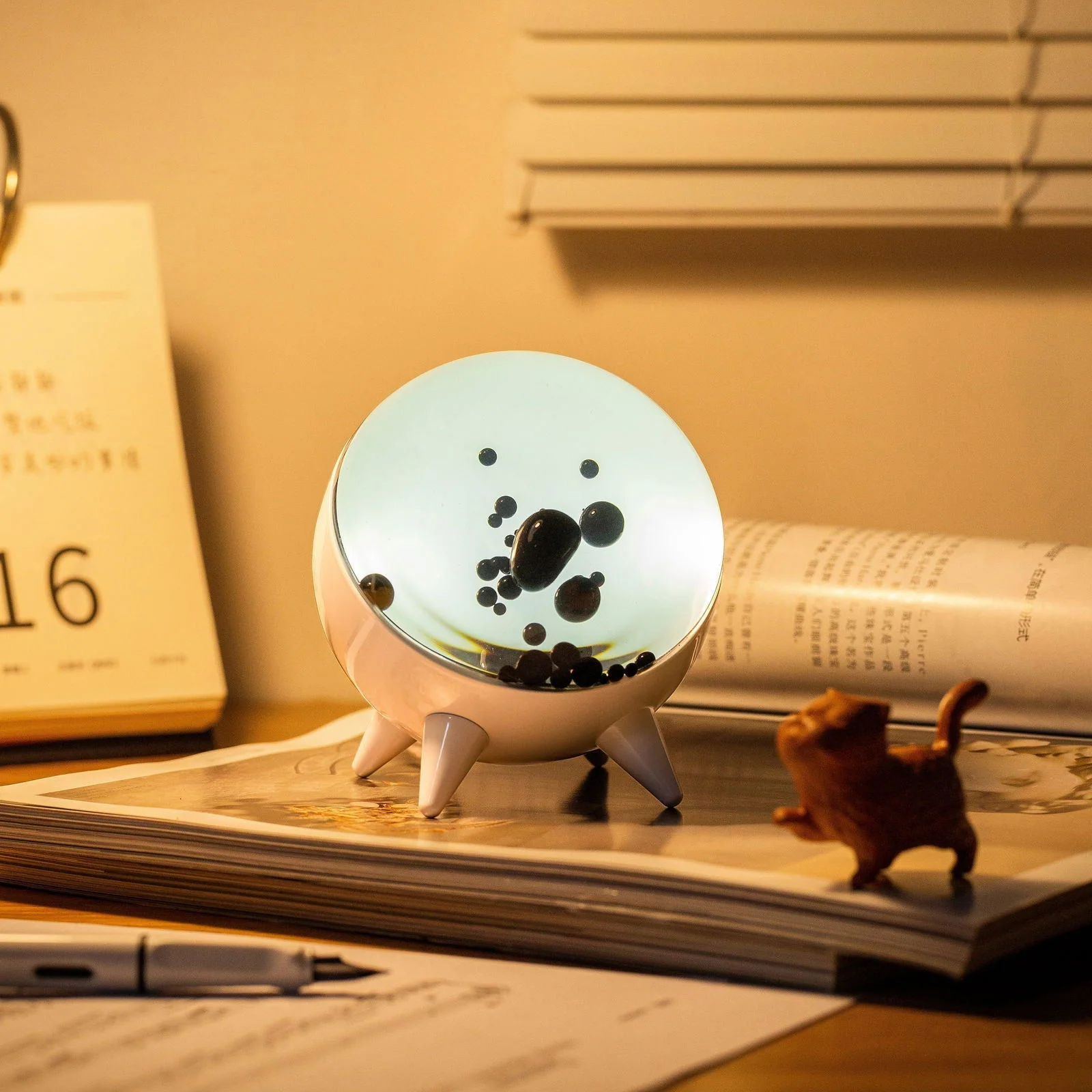 Ferrofluid Musik Display – Bluetooth Lautsprecher mit Bewegung & LED